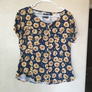 Vintage sunflower shirt